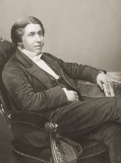 Charles Haddon Spurgeon (1834-92) (gestochen von D.J. Pound nach einem Foto, aus 