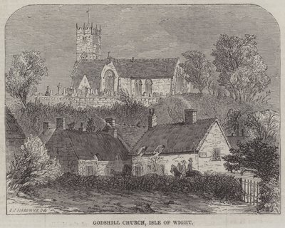 Godshill Kirche, Isle of Wight von John Jessop Hardwick
