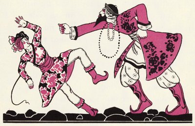 Verzierung für Die Geschichte von Aladdin und der Wunderlampe von John Kettelwell