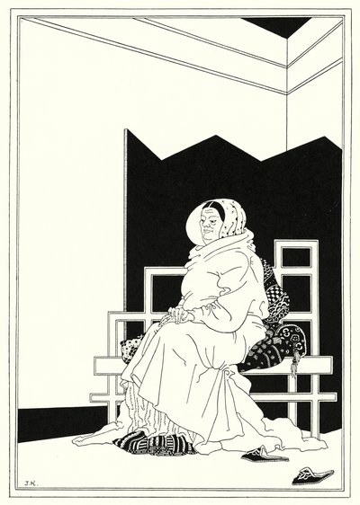 Illustration für Die Geschichte von Aladdin und der Wunderlampe (Lithografie) von John Kettelwell