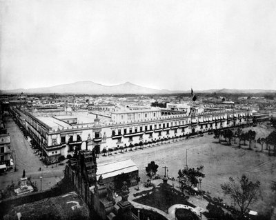 Panorama der Stadt Mexiko, 1893 von John L. Stoddard