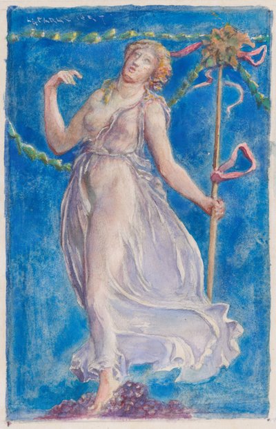 Eine Bacchantin von John La Farge or Lafarge