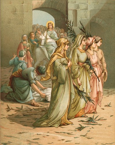 Christus kommt in Jerusalem an von John Lawson