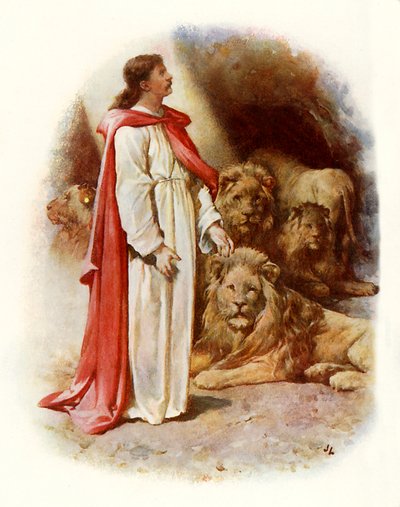 Daniel in der Löwengrube von John Lawson