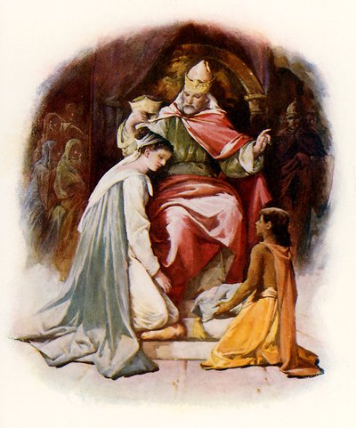 Esther wird von König Ahasverus gekrönt von John Lawson