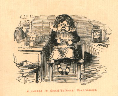 Eine Lektion in Verfassungskunde, 1897 von John Leech