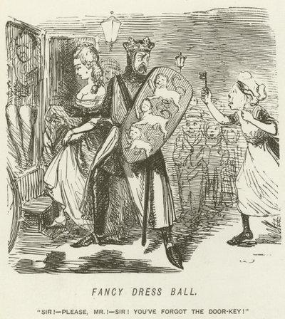 Kostümball von John Leech