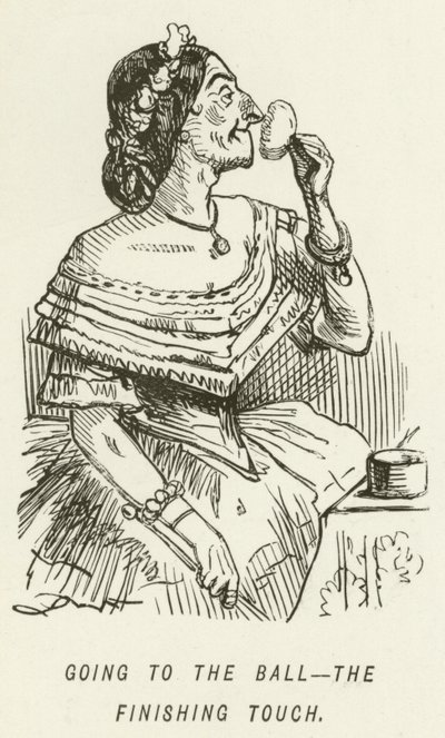 Zum Ball gehen - Der letzte Schliff von John Leech