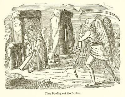 Die Zeit kegelt die Druiden aus von John Leech