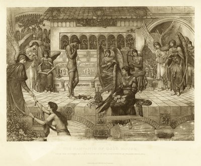 Die Wälle von Gottes Haus von John Melhuish Strudwick