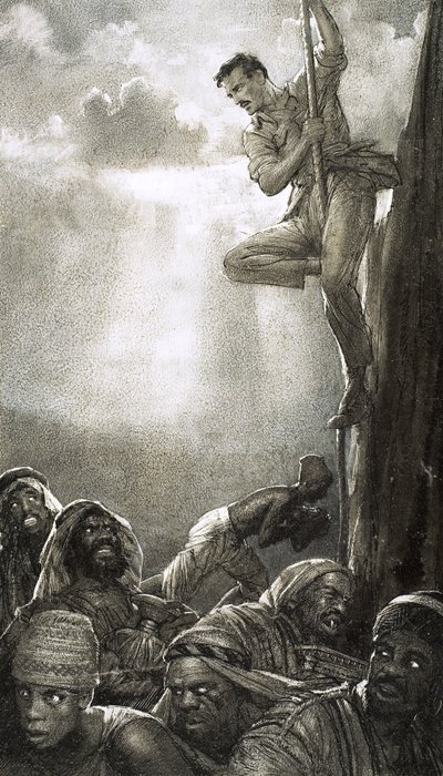 Die Grabräuber, Illustration aus 