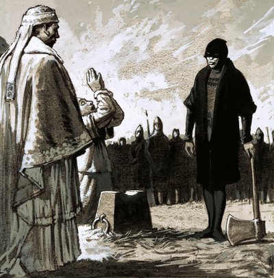 Der Befehl zur sofortigen Hinrichtung von Waltheof wurde gegeben von John Millar Watt