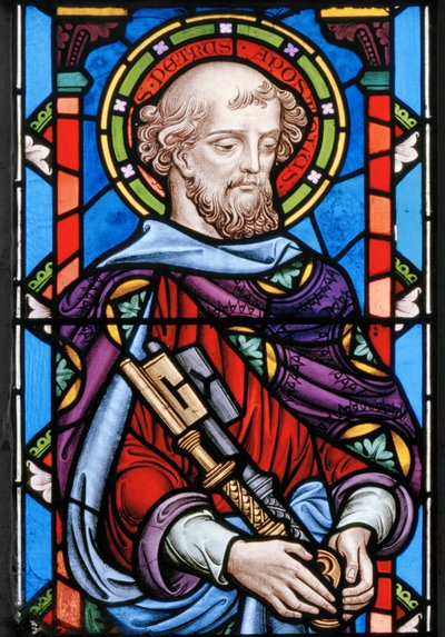 St. Peter (Detail aus Die Kreuzigung) von John Millner Allen