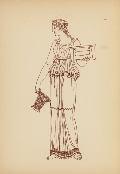 Antikes griechisches Frauenkostüm von John Moyr Smith