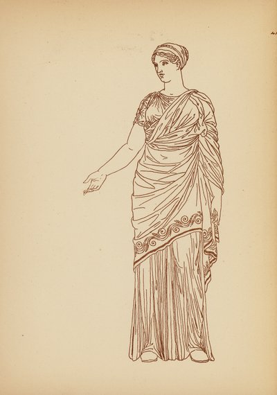 Antikes griechisches Frauenkostüm von John Moyr Smith