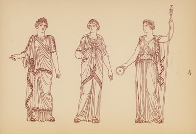 Antikes griechisches Frauenkostüm von John Moyr Smith