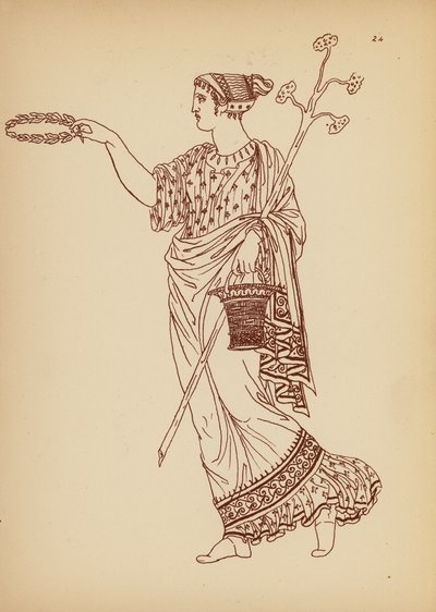 Antikes griechisches Frauenkostüm von John Moyr Smith