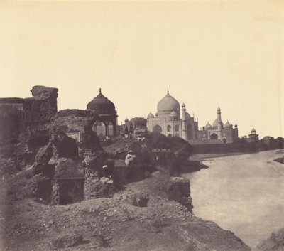 Taj Mahal von Osten, um 1858-1862 von John Murray
