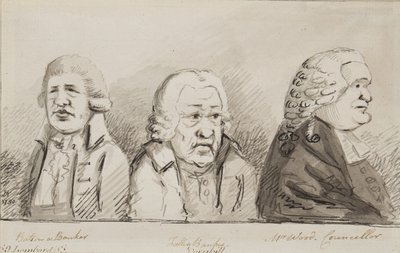 Batson, ein Banker, Tulley, Banker, Mr. Wood, Ratsherr, 69 Lombard Street, Cornhill, 1790 von John Nixon