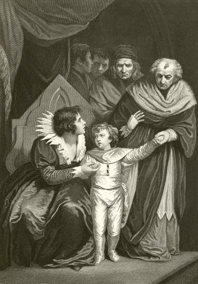 Elizabeth Woodville übergibt ihren Sohn von John Opie
