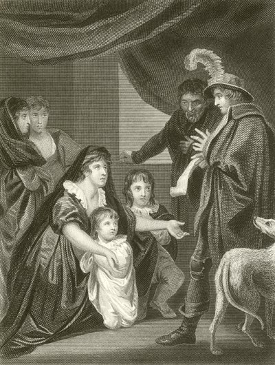 Lady Elizabeth Gray bittet Eduard IV., ihre Kinder zu schützen von John Opie