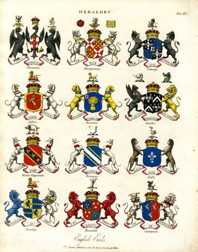 Wappen englischer Grafen von John Pass