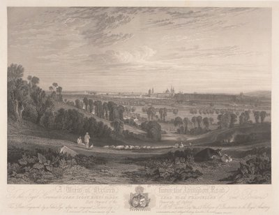 Ein Blick auf Oxford von der Abingdon Road von John Pye