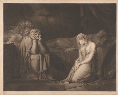 Bellsane und Parcival im Bann Urmas von John Raphael Smith