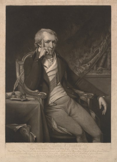 Benjamin Thompson, Graf von Rumford von John Raphael Smith