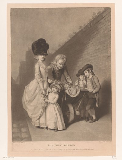 Porträt einer Familie, möglicherweise die Familie Walton von John Raphael Smith