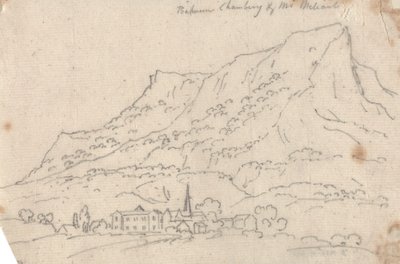 Zwischen Chamberg und Mt. Meliant von John Robert Cozens