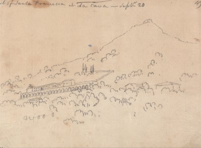 Santa Francesca bei La Cava, 20. September von John Robert Cozens