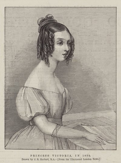 Prinzessin Victoria, 1834 von John Rogers Herbert