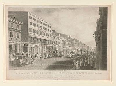 Eine Südwestansicht von Sanderson von John Rubens Smith