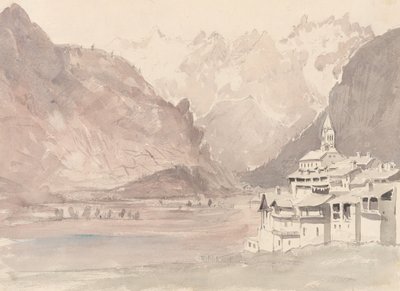 Schweizer Berglandschaft von John Ruskin