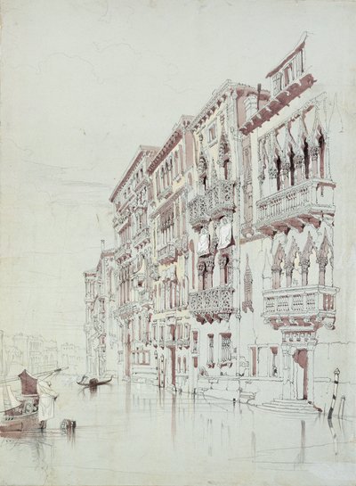 Der Palazzo Contarini-Fasan, Venedig, 6. - 16. Mai 1841 von John Ruskin