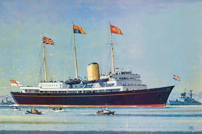 Britannia, schwimmendes Zuhause von Königin Elizabeth II. und Prinz Philip von John S. Smith