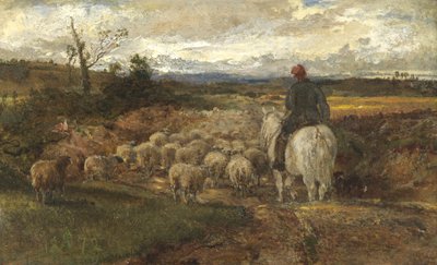 Eine Gasse in Sussex, 1872 von John Samuel Raven