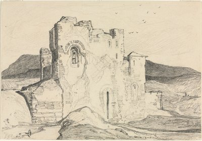 Ein Schloss in der Normandie von John Sell Cotman