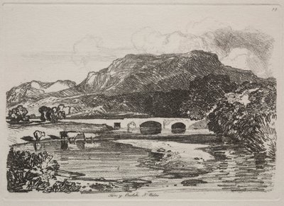 Liber Studiorum: Tan y Beolch, Nordwales, 1838 von John Sell Cotman