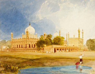 Der Palast von Hyder Ali Khan, Rajah von Mysore von John Sell Cotman