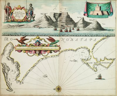 Eine Karte von Guinea, die die Küste vom Kap Verde bis zum Kap der Guten Hoffnung beschreibt von John Seller
