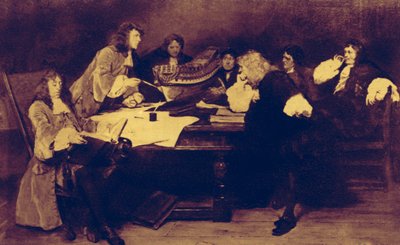 Eine neue Peitsche für die Holländer von John Seymour Lucas