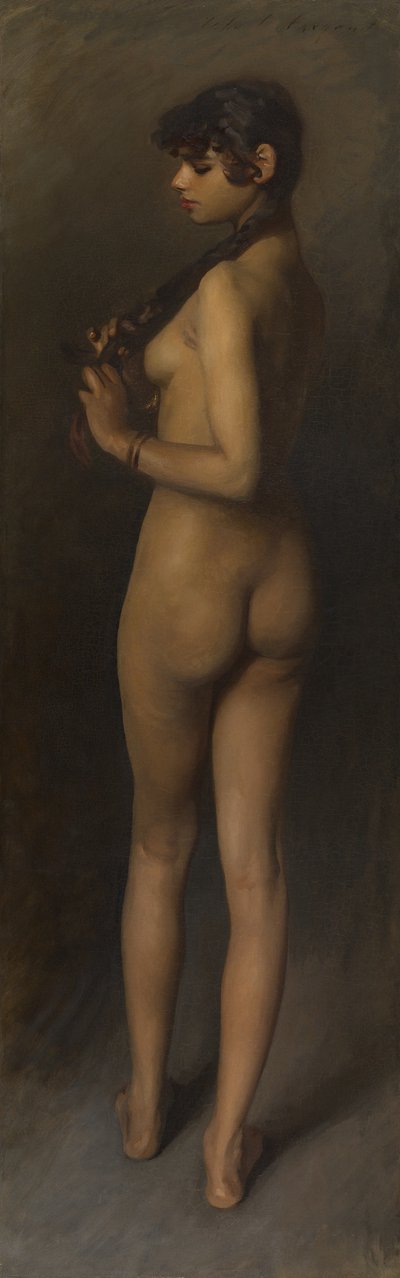 Lebensstudie (Studie eines ägyptischen Mädchens) von John Singer Sargent