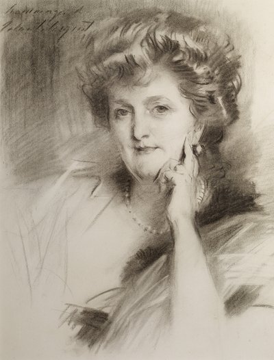 Porträt einer Frau, nach 1900 von John Singer Sargent