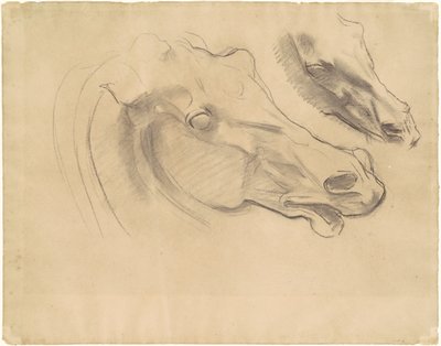 Studien für "Apollo in seinem Wagen mit den Stunden" von John Singer Sargent
