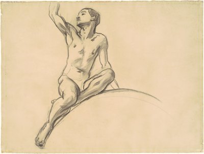 Studie für Figur über Musik, 1919-1920 von John Singer Sargent