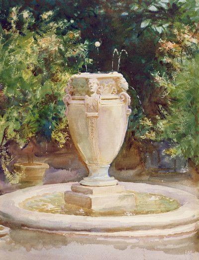 Vasenbrunnen, Pocantico von John Singer Sargent