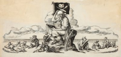 Hier endet die denkwürdige und außerordentlich bemerkenswerte vierteilige Erzählung von Mehitabel und ihren verzweifelten Schülern von John Sloan