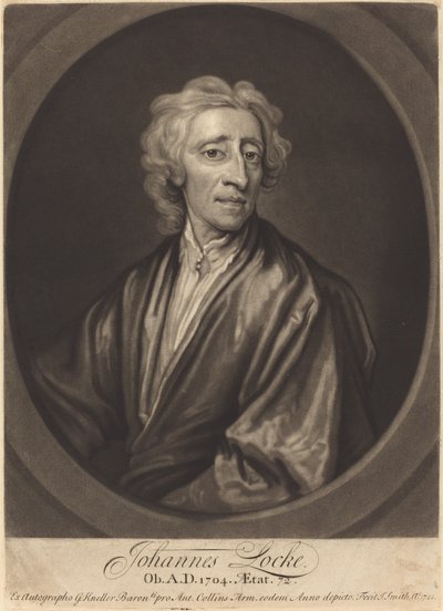 John Locke von John Smith after Sir Godfrey Kneller